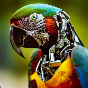 Cyborg Macaw