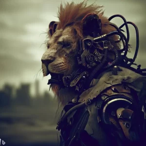 Post Apocalyptic Lion